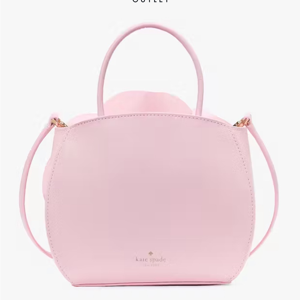 Kate Spade Flora 3D Rose Crossbody, Pink Horizon - Picture 5 of 5